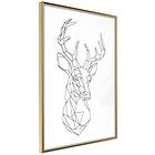 Artgeist Poster Affisch Geometric Deer [Poster] 40x60 A3-DRBPRP0379l_zr