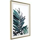 Artgeist Poster Affisch Emerald Leaves [Poster] 40x60 A3-DRBPRP0442l_zr_pp