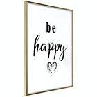 Artgeist Poster Affisch Be Happy [Poster] 20x30 A3-DRBPRP0796s_zr