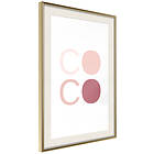 Artgeist Poster Affisch Pink Coco [Poster] 40x60 A3-DRBPRP1262l_zr_pp