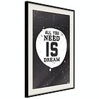 Artgeist Poster Affisch All You Need Is Dream [Poster] 30x45 A3-DRBPRP0435m_cr_pp