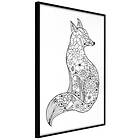 Artgeist Poster Affisch Flower Fox [Poster] 20x30 A3-DRBPRP0378s_cr