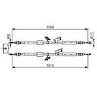 Bosch Vajer, parkeringsbroms 1 987 482 189