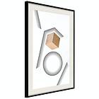 Artgeist Poster Affisch Wooden Cube [Poster] 20x30 A3-DRBPRP0564s_cr_pp