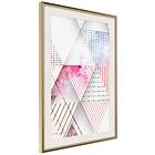 Artgeist Poster Affisch Pink Triangle [Poster] 30x45 A3-DRBPRP0688m_zr_pp