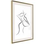 Artgeist Poster Affisch First Kiss [Poster] 40x60 A3-DRBPRP1614l_zr_pp