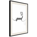 Artgeist Poster Affisch It's so Good [Poster] 20x30 A3-DRBPRP1684s_cr_pp