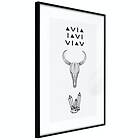 Artgeist Poster Affisch Animal Skull [Poster] 40x60 A3-DRBPRP0718l_cr