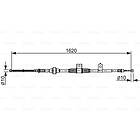 Bosch Vajer, parkeringsbroms 1 987 482 521