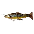 Savage Gear 4d Line Thru Trout 30 cm 303g MS Gummibete, Brown