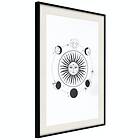 Artgeist Poster Affisch Moon Phases [Poster] 40x60 A3-DRBPRP0721l_cr_pp