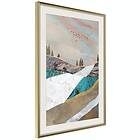 Artgeist Poster Affisch Mountains and Valleys [Poster] 20x30 A3-DRBPRP1699s_zr_pp