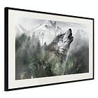 Artgeist Poster Affisch Howling Wolf [Poster] 30x20 A3-DRBPRP0227s_cr_pp