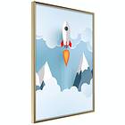 Artgeist Poster Affisch Rocket in the Clouds [Poster] 20x30 A3-DRBPRP1582s_zr