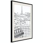 Artgeist Poster Affisch Sketch of Paris [Poster] 20x30 A3-DRBPRP1449s_cr_pp
