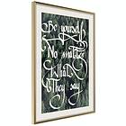 Artgeist Poster Affisch No Matter What They Say [Poster] 40x60 A3-DRBPRP0641l_zr_pp