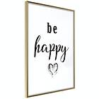 Artgeist Poster Affisch Be Happy [Poster] 40x60 A3-DRBPRP0796l_zr