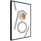 Artgeist Poster Affisch Wooden Cube [Poster] 20x30 A3-DRBPRP0564s_cr