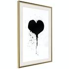 Artgeist Poster Affisch Destroyed Heart [Poster] 40x60 A3-DRBPRP0438l_zr_pp