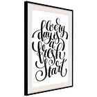Artgeist Poster Affisch Every Day Is a Fresh Start [Poster] 30x45 A3-DRBPRP0349m_cr_pp