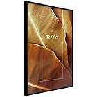 Artgeist Poster Affisch Brown Leaf [Poster] 30x45 A3-DRBPRP1441m_cr