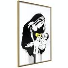 Artgeist Poster Affisch Nursing Mother 20x30cm Guld Ram