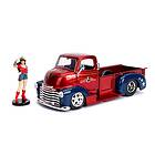 Jada 253255010 DC Bombshells 1952 Chevy COE Pickup +Wonder Woman