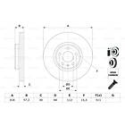 Bosch Bromsskiva 0 986 479 E49