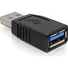 DeLock USB A - USB A 3.0 M-F Adapter