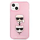 Karl Lagerfeld KLHCP13SKCTUGLP iPhone 13 mini Glitter `s & Choupette