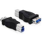 DeLock USB A - USB B 3.0 F-M Adapter