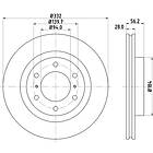 Hella Bromsskiva PAGID 8DD 355 119-081