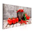 Arkiio Tavla Red Vegetables Concrete (1 Part) Narrow 135x45 A3-N7845-DKXL