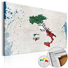 Arkiio Anslagstavla Italy [Cork Map] 90x60 A3-Pinnwand014-P