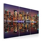 Arkiio Tavla New York Water Reflection water reflection 120x80 A3-N1703-DKX