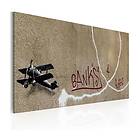 Arkiio Tavla Love Plane Banksy 60x40