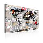 Arkiio Tavla Map Banksy Inspiration inspiration 90x60 A3-N6156