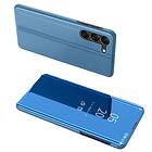 Samsung Galaxy Clear View Fodral cover Blå S23+ flip