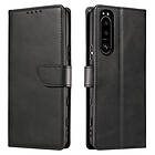 Sony Magnet Plånboksfodral Elegant Case kickstand Svart Xperia 10 III