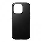 Nomad Modern Apple iPhone 14 Pro Leather Svart Case
