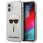 Karl Lagerfeld iPhone Head 12 Transparent Mini KLHCP12SKTR KHCP12SKTR