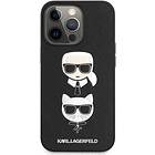 Karl Lagerfeld iPhone 13 Pro Saffiano KLHCP13LSAKICKCBK