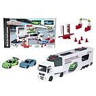 Majorette 212053304 Lastbilsupplevelse Playset Med 2 Porsche Gjutna