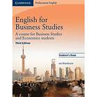 English for Business Studies Student's book