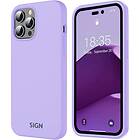 SiGN Liquid Silicone Case iPhone 14 Pro Lavender