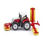 Siku 1672 Steyr-traktor med Pöttinger-gräsklippare