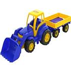 Wader Mistrzt tractor with bucket and trailer (520)