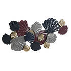 DKD Home Decor Väggdekoration Metall Multicolour Snäckor (119 x 9 60 cm)