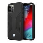 BMW Etui Läder BMHCP12LRSCSK iPhone 12 Pro Max 6.7 czarny/black hardcase Leather