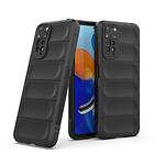 Xiaomi Magic A-One Shield Brand Case fodral för 11 Redmi Skal Note svart flexibelt pansarskydd